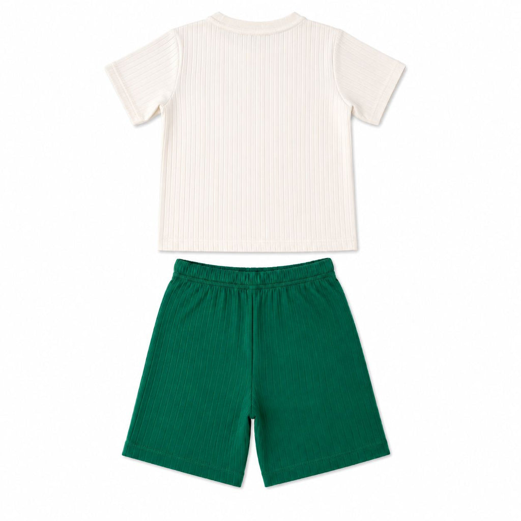 adidas coordinato t-shirt e shorts costine